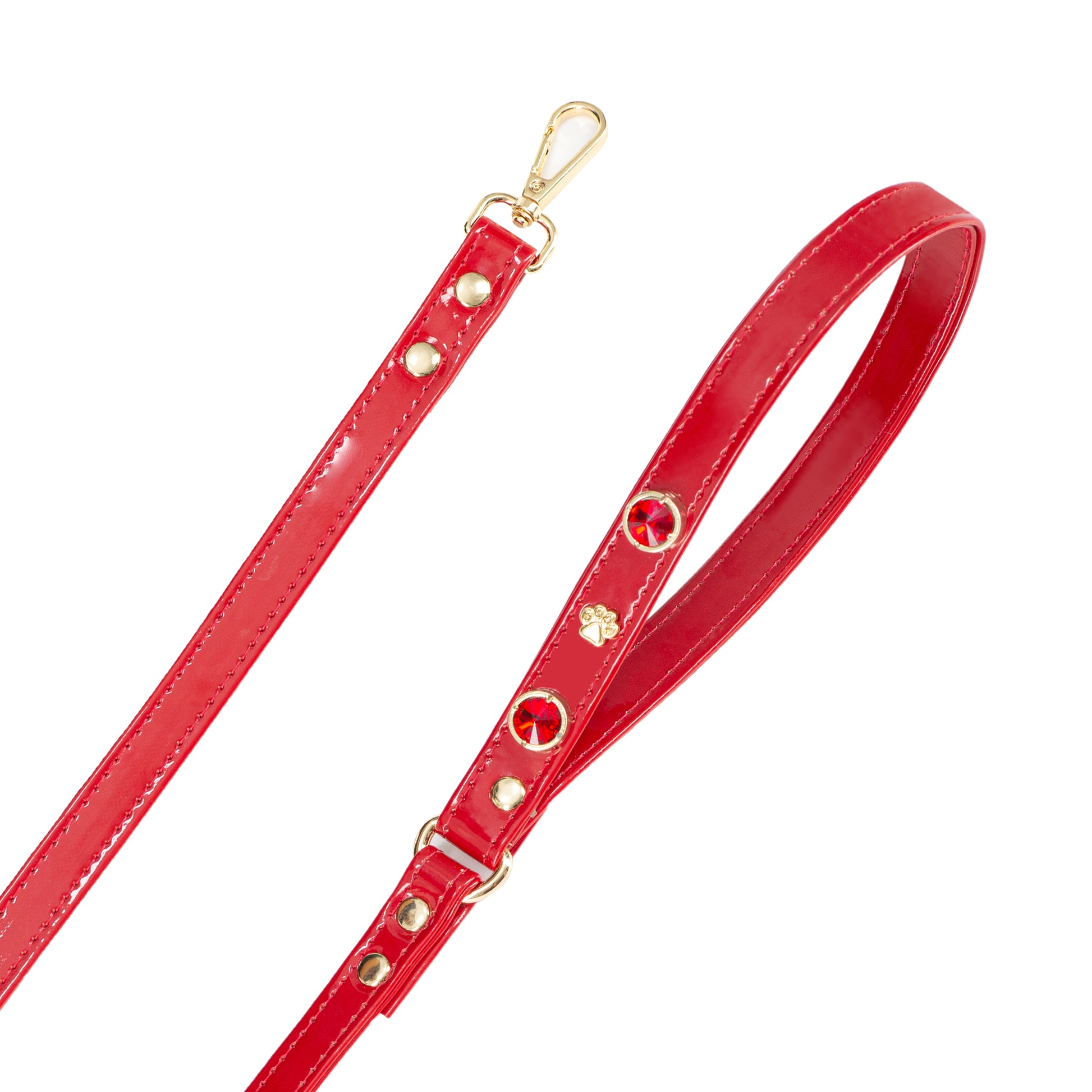 Scarlet Swarovski Red Dog Harness PAW LONDON