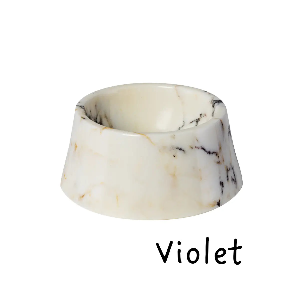 Marble Dog Food Bowl - Marbowl Violet PAW LONDON