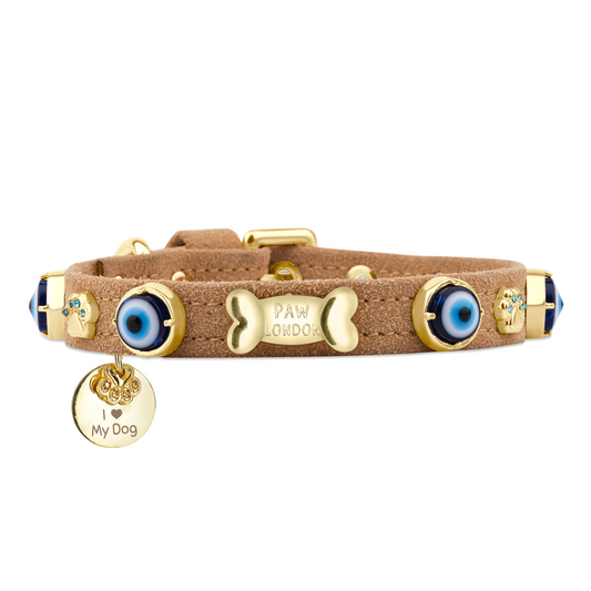 Shiraz Evil Eye Dog Collar PAW LONDON