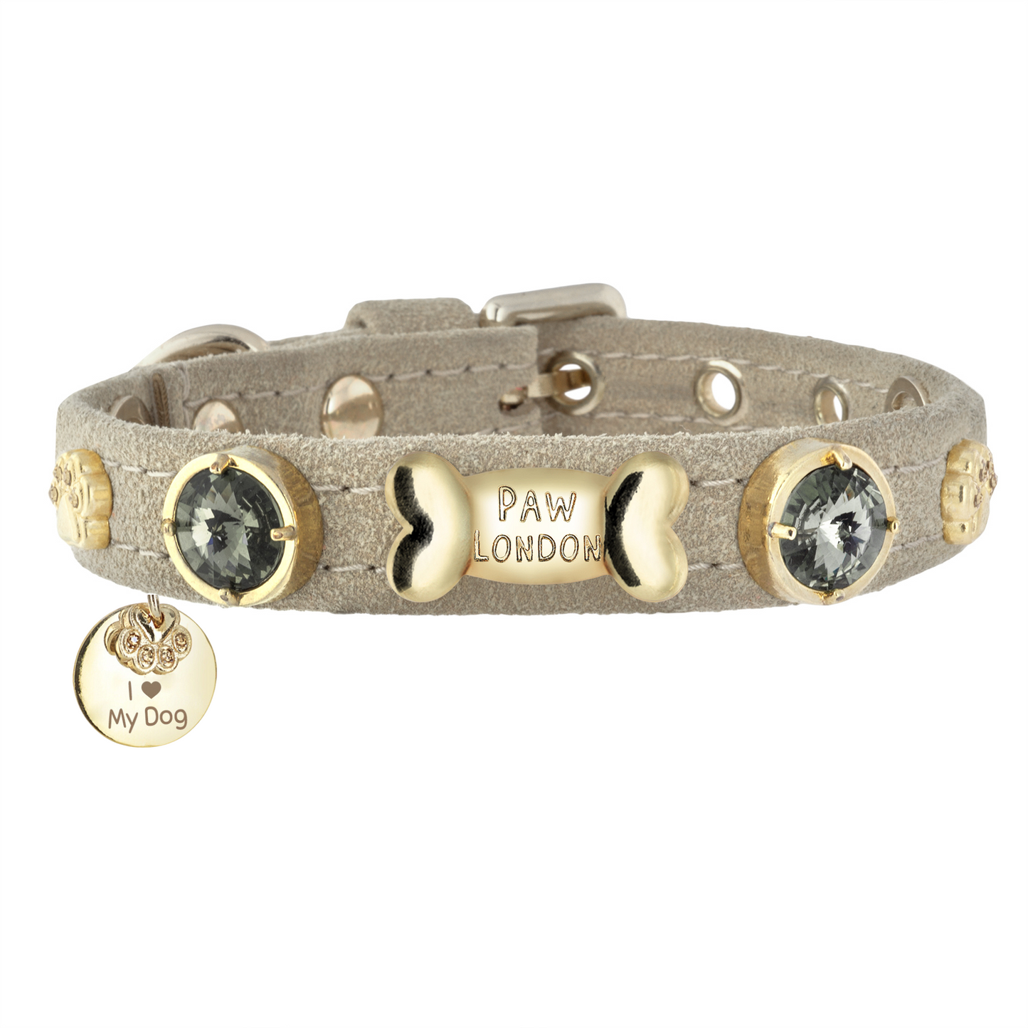 Noa Swarovski Dog Collar PAW LONDON