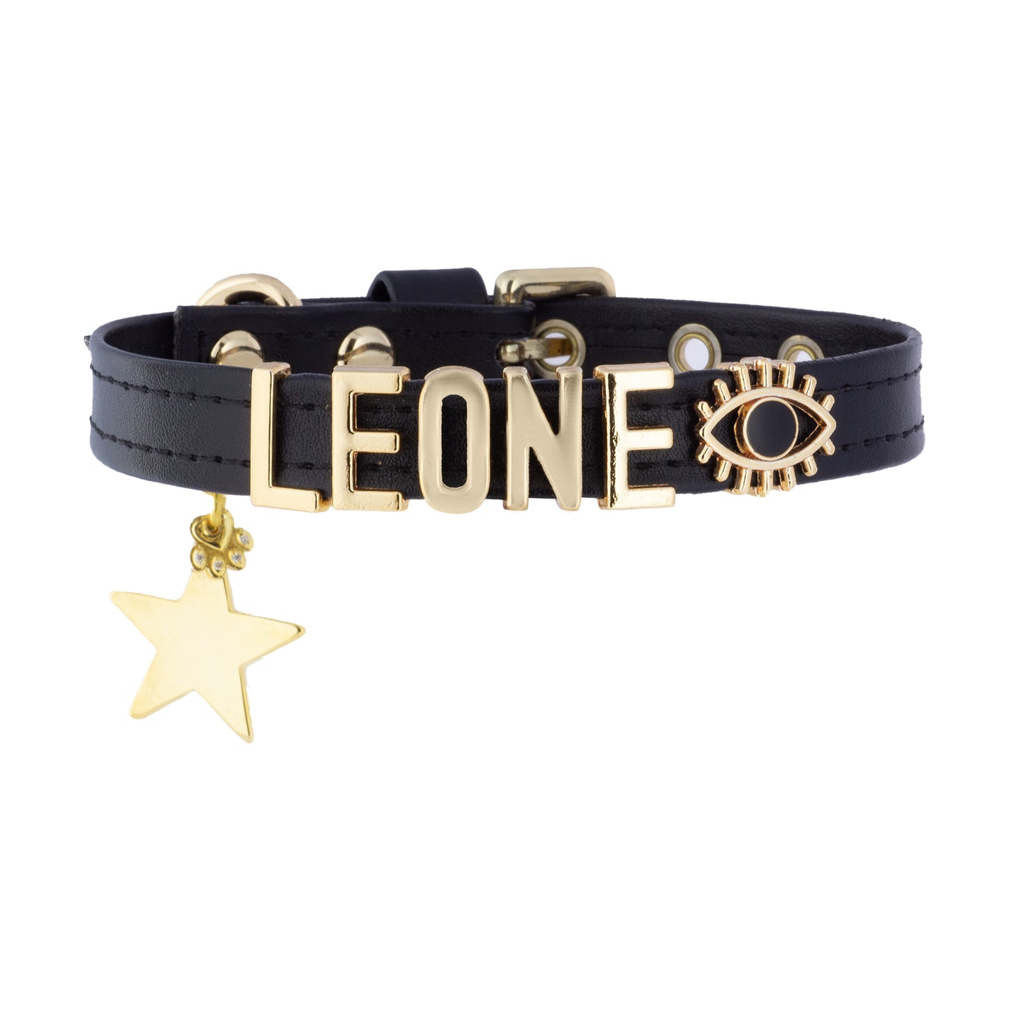 Spell on you Dog Collar - DO IT YOUSELF - Write Your Pet's Name PAW LONDON