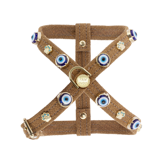 Shiraz Evil Eye Dog Harness PAW LONDON