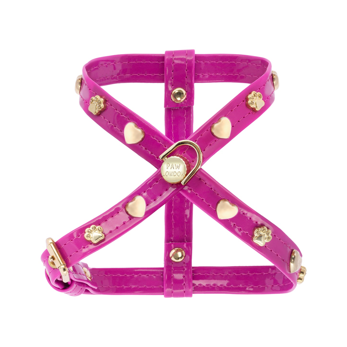 MonPaw Hot Pink Dog Harness PAW LONDON