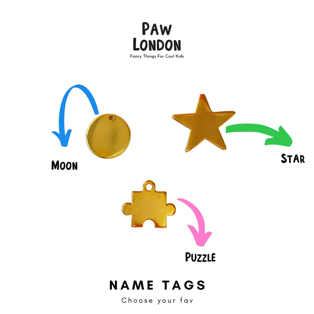 Paw London Name tag Options